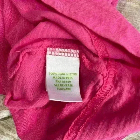 Lilly Pulitzer cassie pima cotton 3/4 sleeve pink  mini dress size xs - Picture 6 of 8